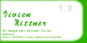 vivien mittner business card